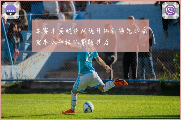 本赛季英超伤病统计热刺领先水晶宫车队和枪队紧随其后