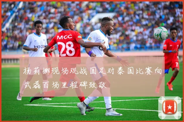 杨莉娜现场观战国足对泰国比赛向武磊百场里程碑致敬